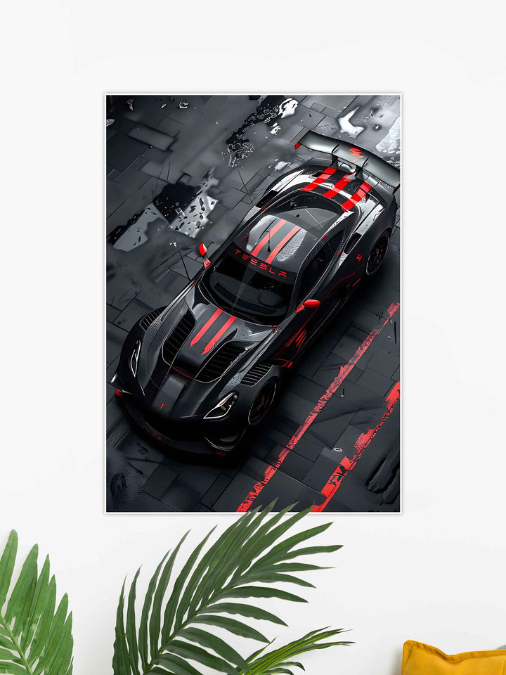 Tesla Black & Red Racing Beast #14