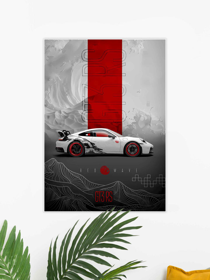 Porsche GT3 RS Red Wave #15