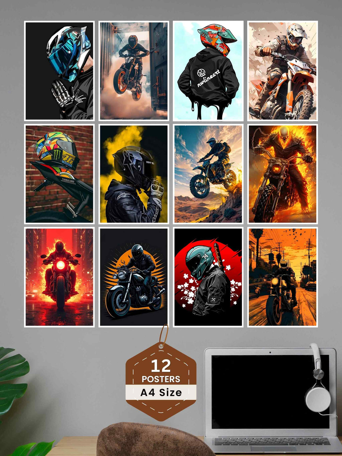 12 Stunning Biker Posters