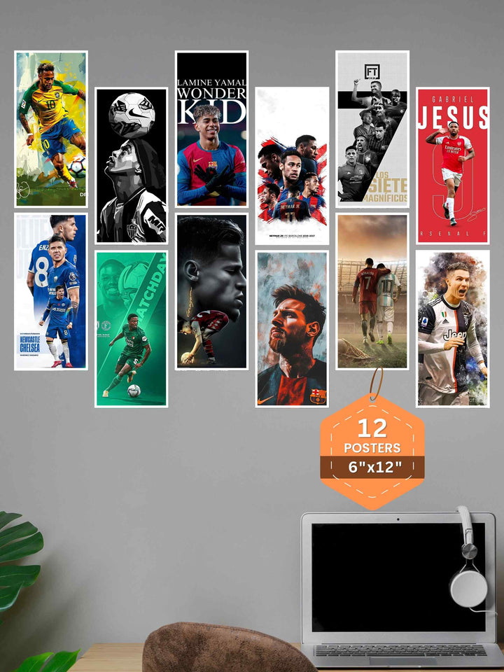 12 Football Legends Posters