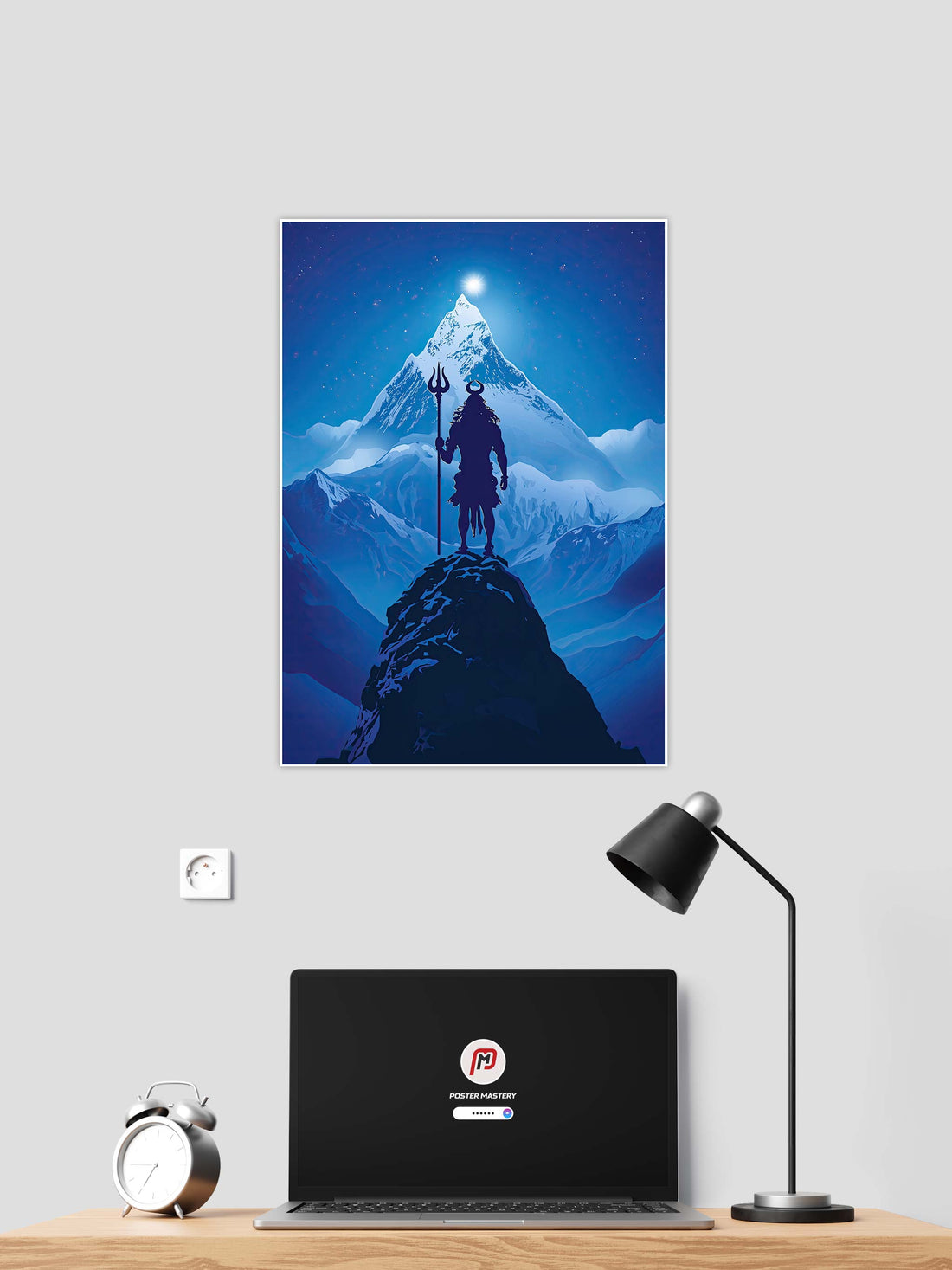 Lord Shiva Himalayan Majesty Poster #01