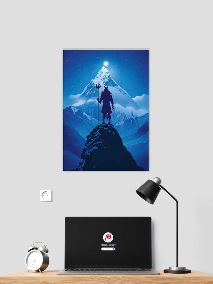 Lord Shiva Himalayan Majesty Poster #01