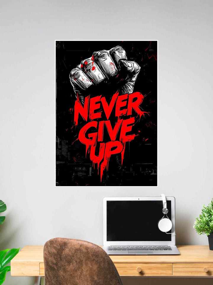 Never Give Up Poster #205