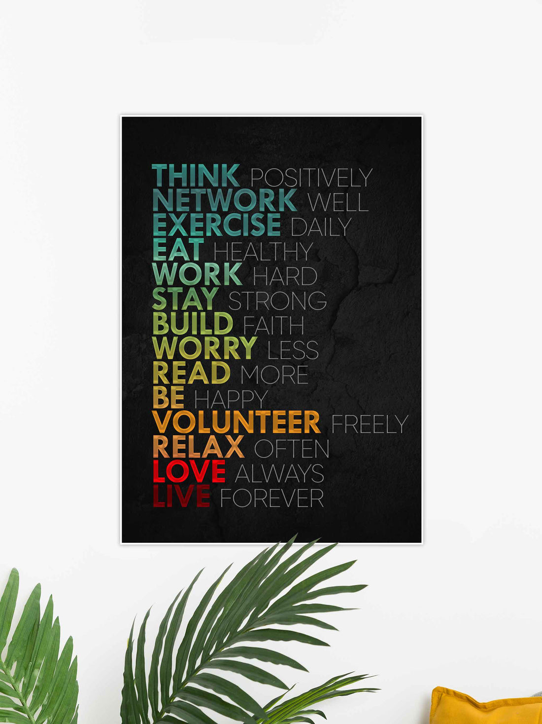 Positive Mindset – Motivational Wall Poster #22