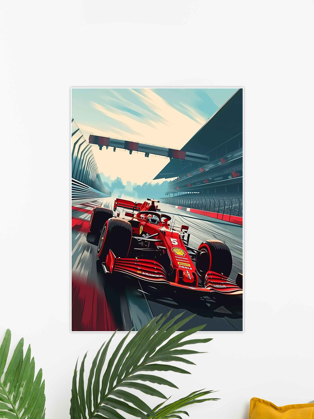 Ferrari On The Track Wall Poster #28