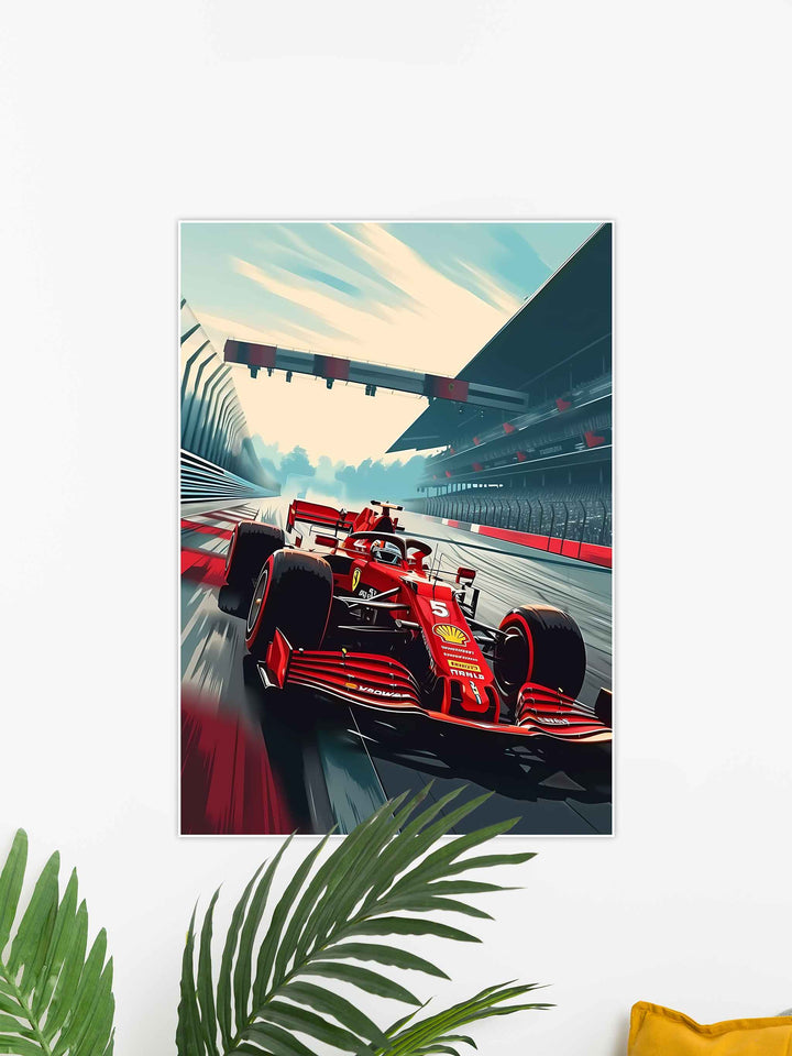 Ferrari On The Track Wall Poster #28