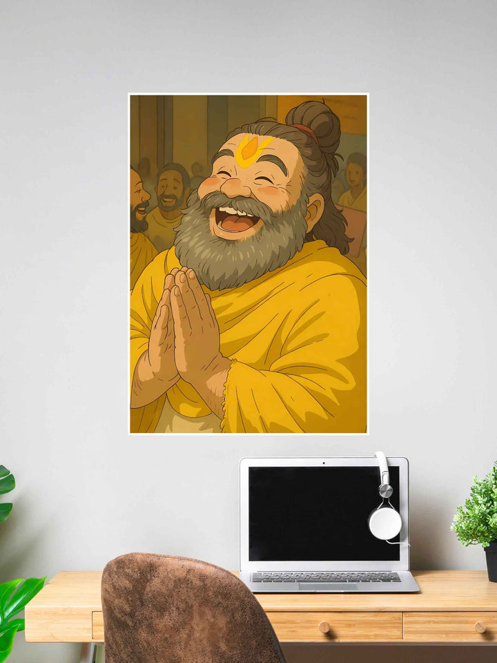 Smiling Guru Wall Poster #293