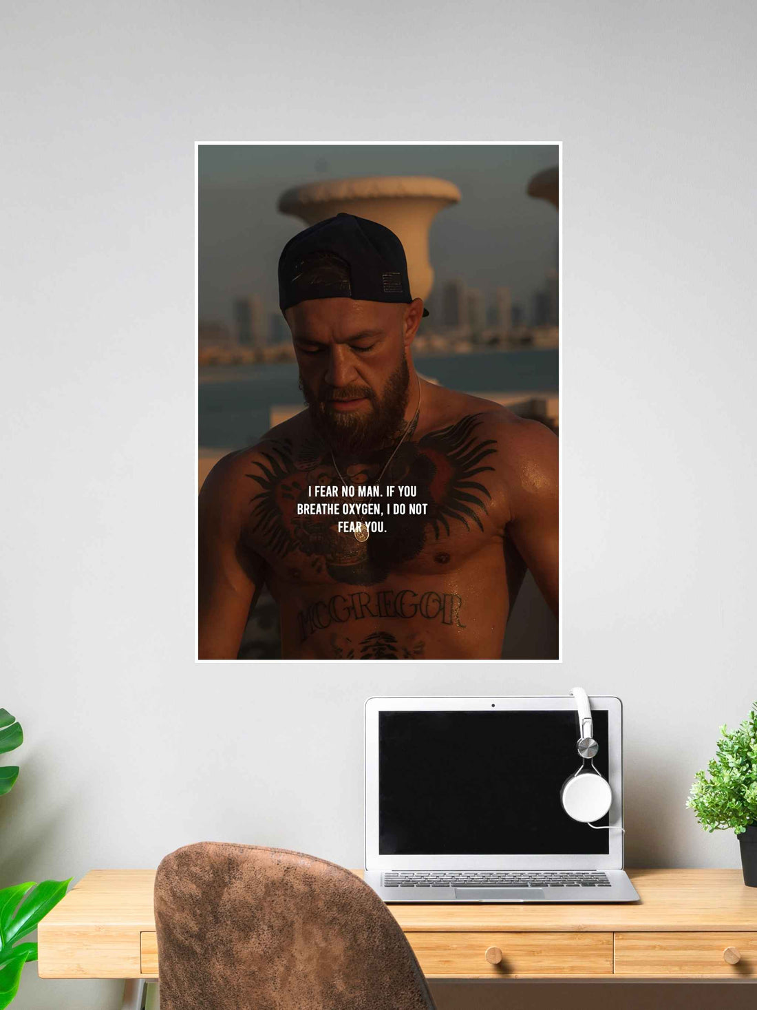 Conor McGregor "I Fear No Man" Motivational Poster #319