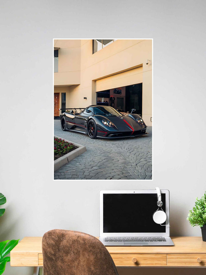 Pagani Zonda Hypercar Wall Poster #333