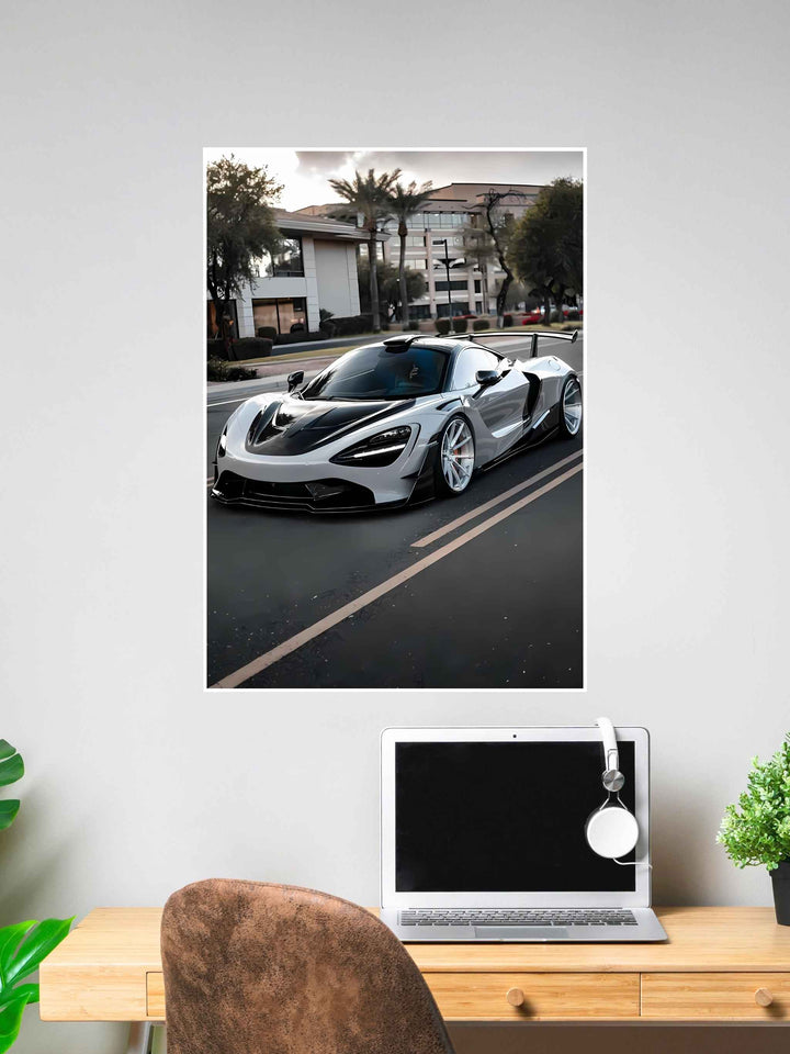 McLaren 720S Supercar Wall Poster #336