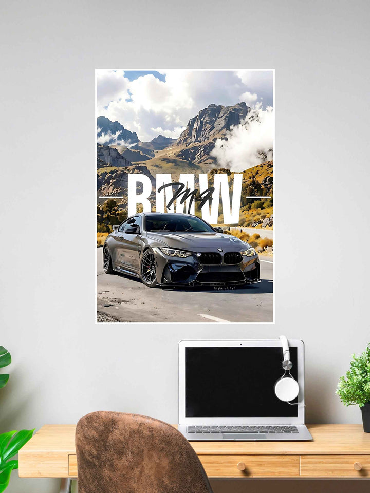 BMW DNA Performance Car Wall Poster #337