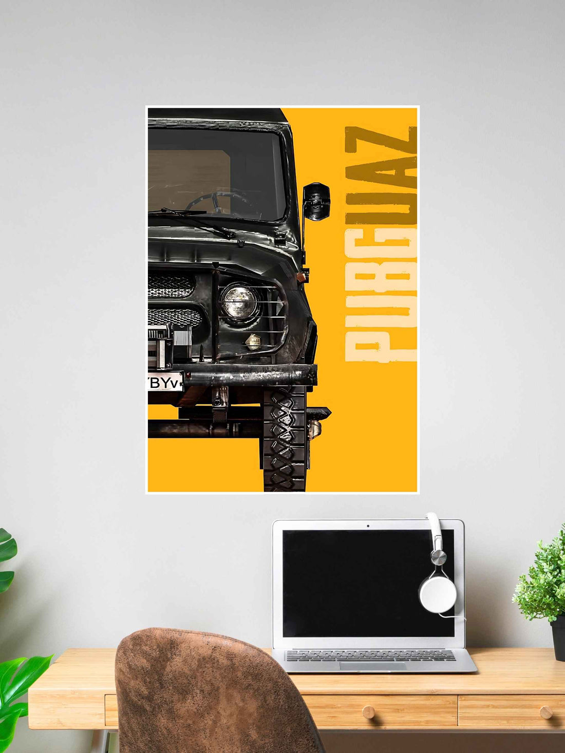 PUBG UAZ Jeep Poster #345