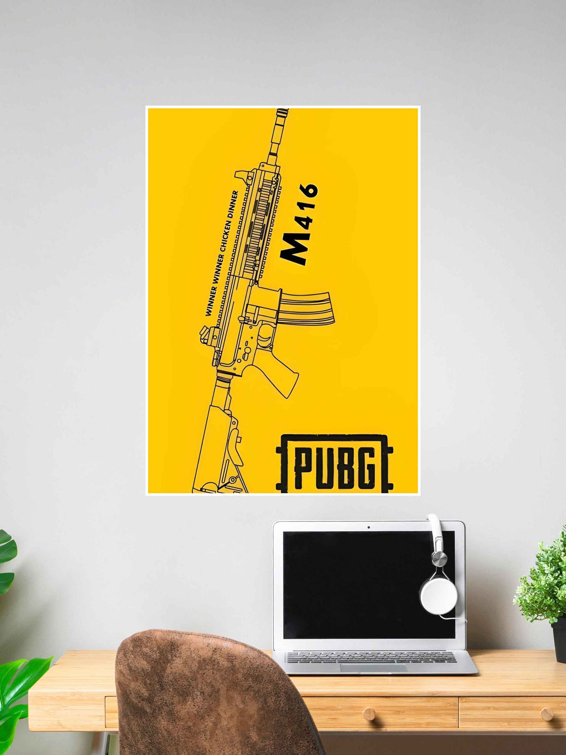 PUBG M416 Poster | Winner Winner Chicken Dinner #348