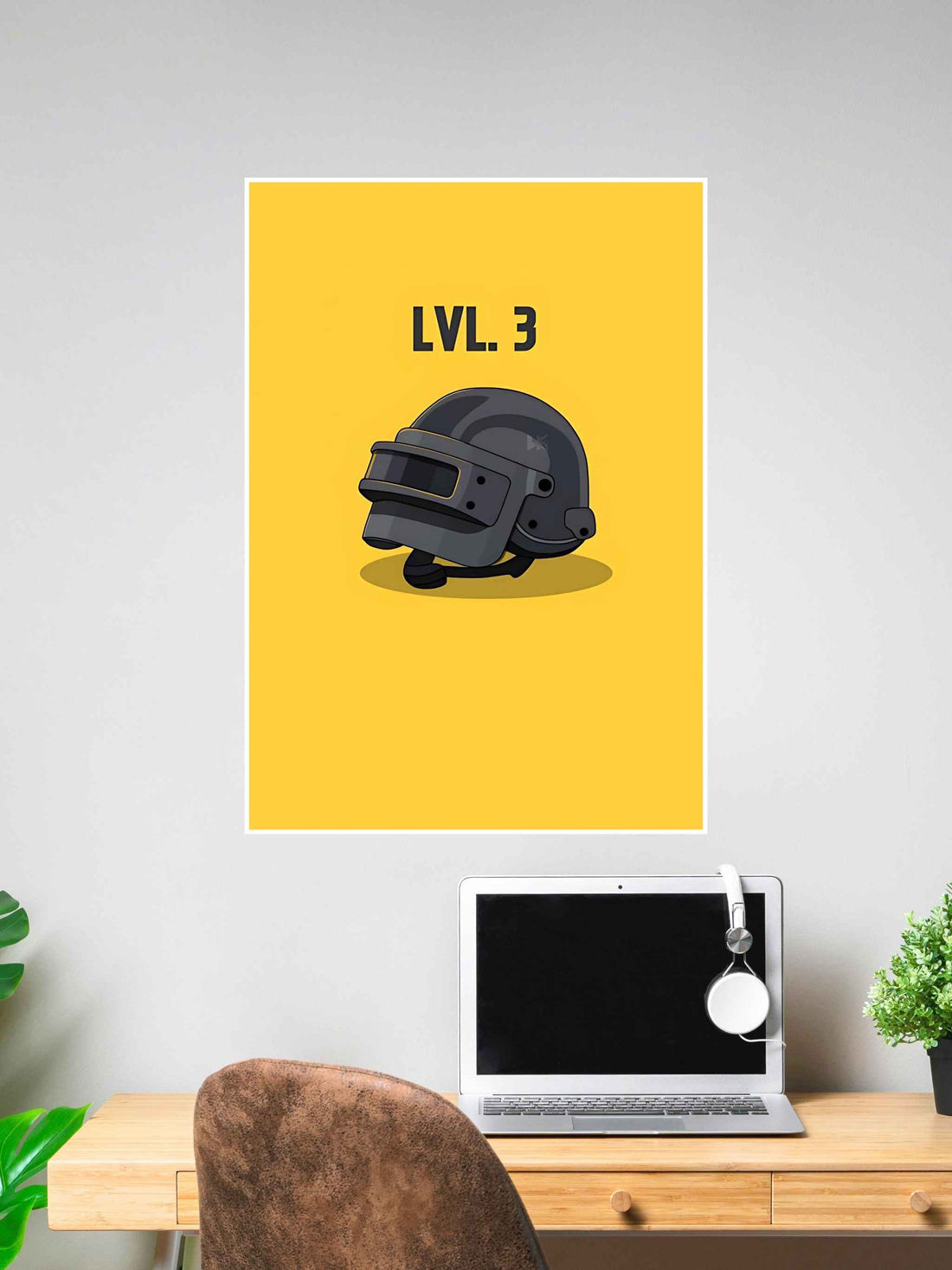 PUBG Level 3 Helmet Poster #349