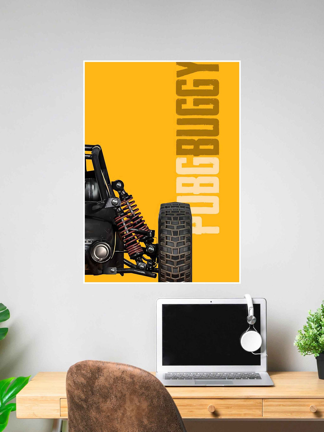PUBG Buggy Poster | Gaming Wall Art for Gamers #356