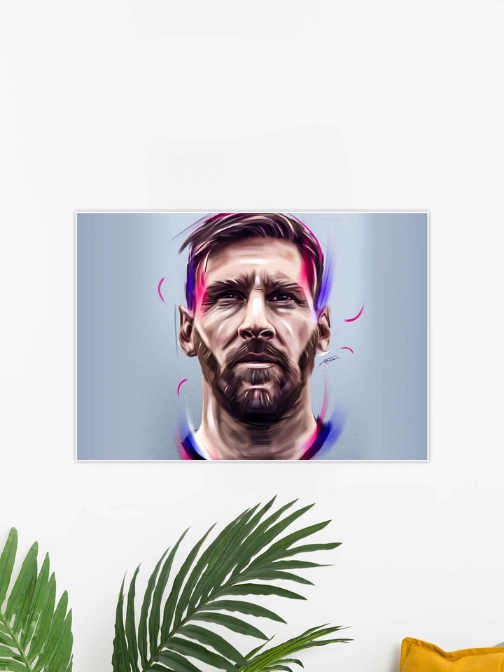 Lionel Messi Digital Art Poster #37