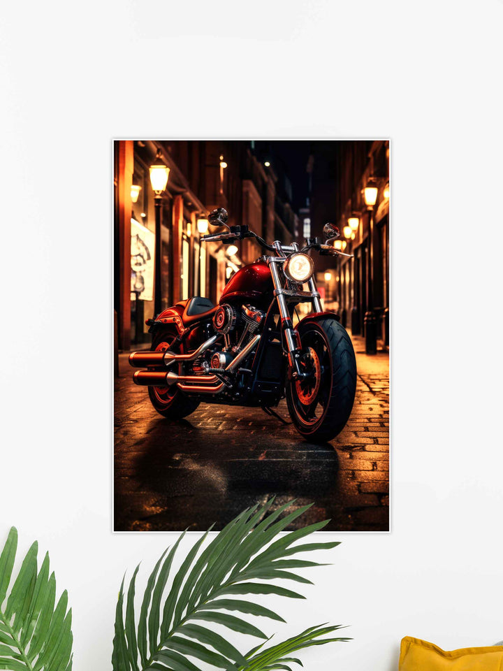 Night Rider Motorcycle Poster #39