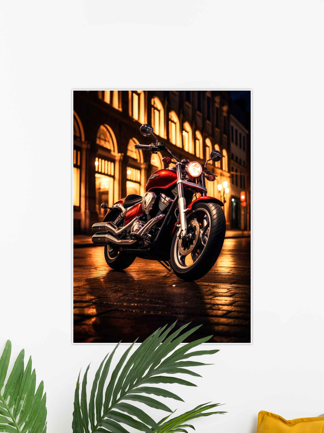 Urban Night Rider Bike Wall Poster #40
