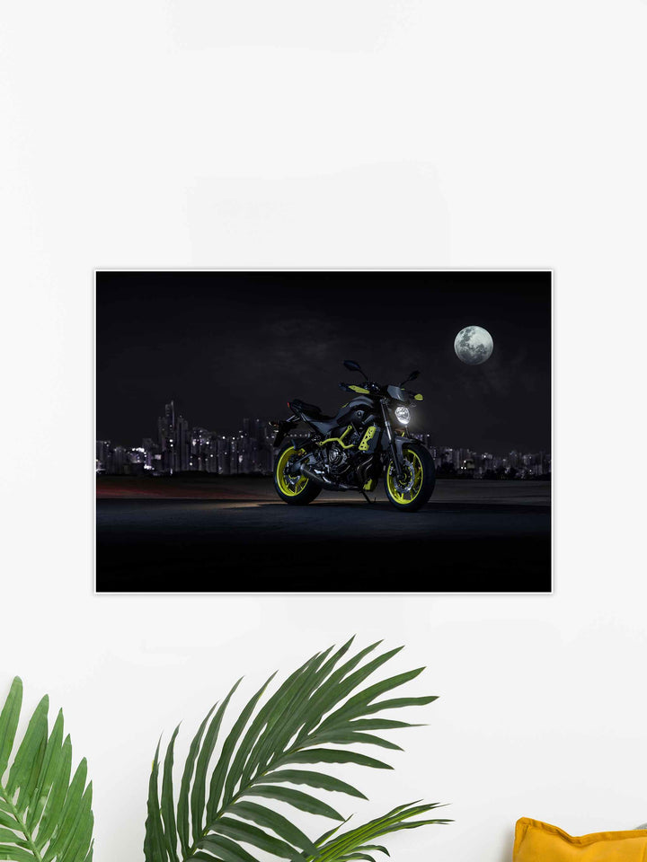 Neon Street Bike Wall Poster #43