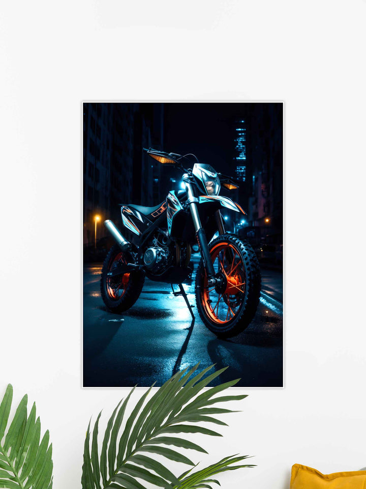 Night Adventure Dirt Bike Poster #44