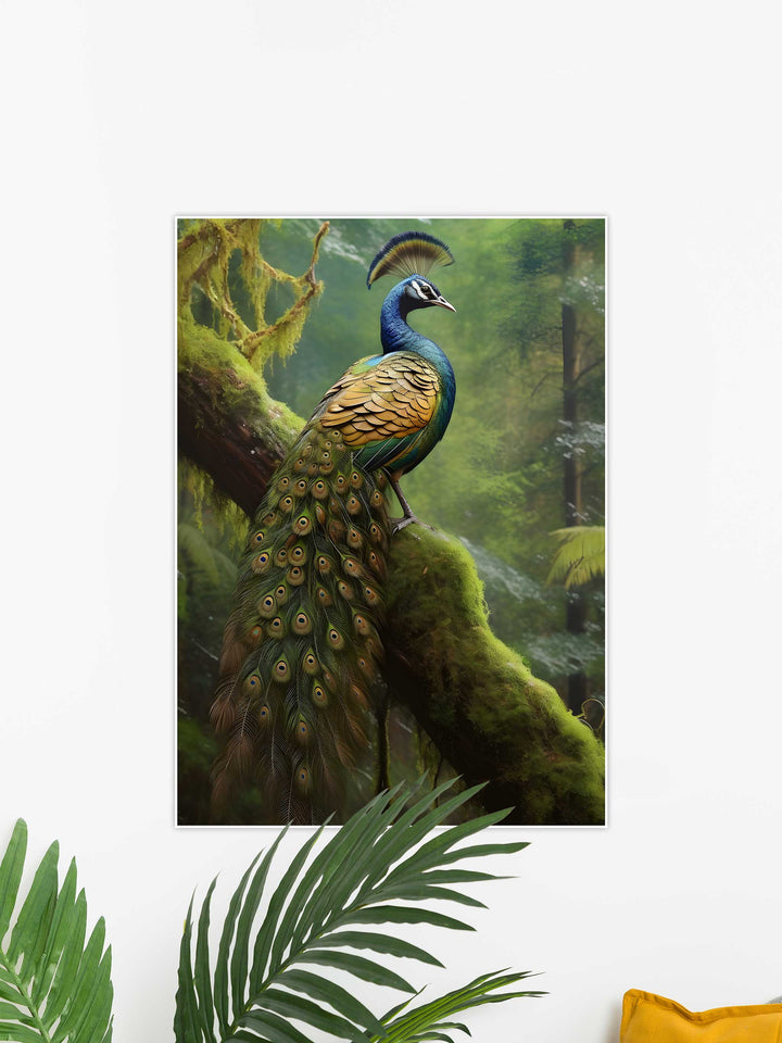 Regal Peacock Wall Poster #62