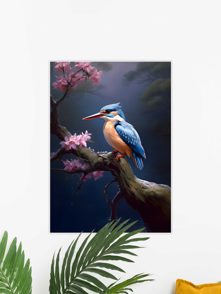 Kingfisher Serenity Wall Poster #63