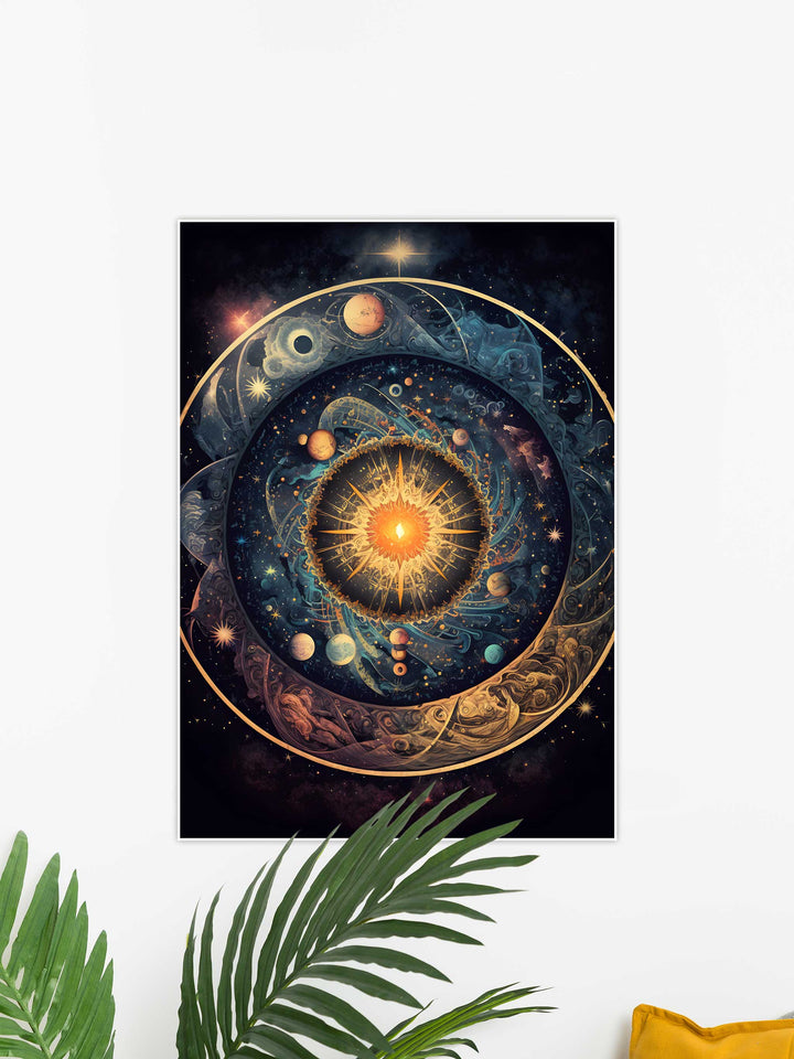 Celestial Mandala Wall Art Poster #65