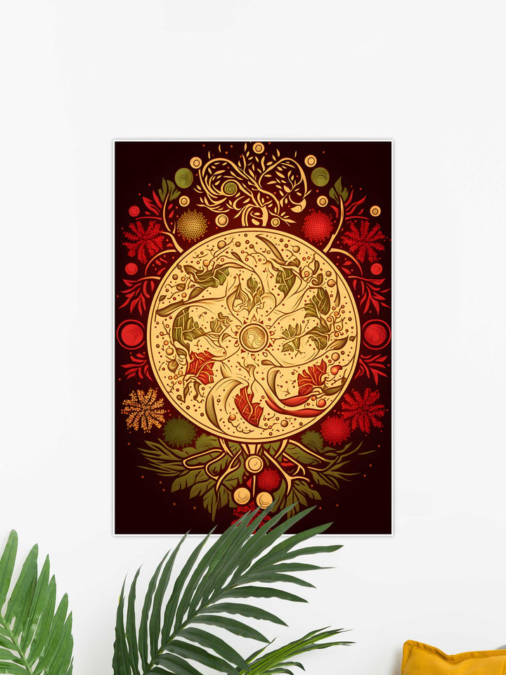 Mystic Mandala Wall Art Poster #66